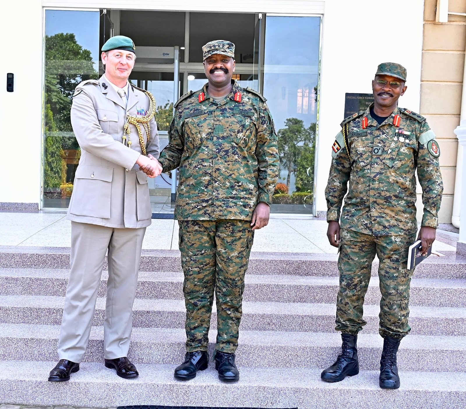 Gen Muhoozi Discusses Military Cooperation with British Defence Attaché