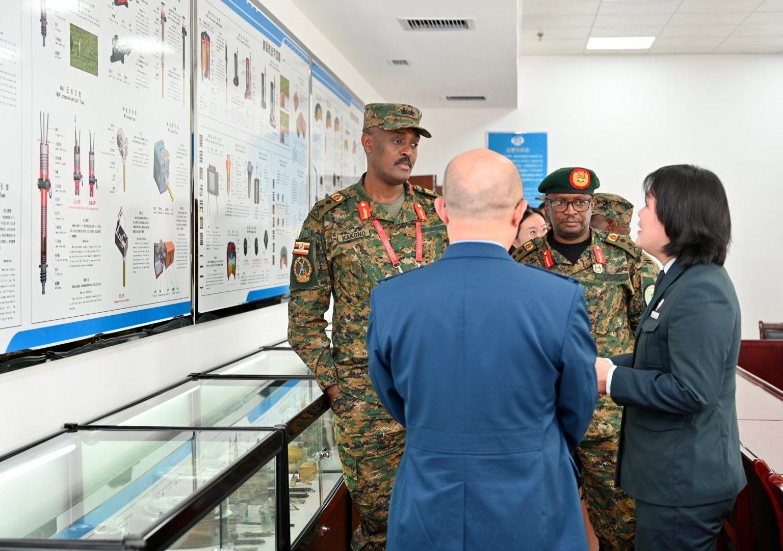 Gen Muhoozi’s delegation Visits Chinese Peacekeeping Base