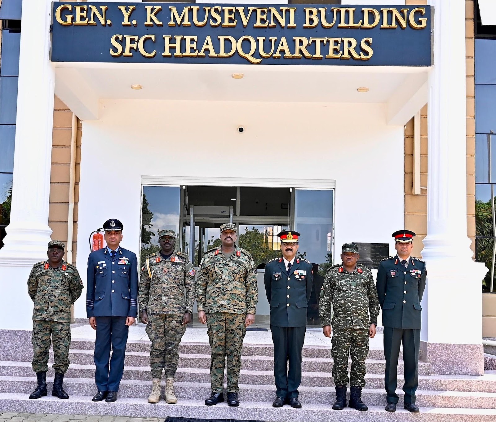 Gen Muhoozi Welcomes New Indian Military Advisory Team
