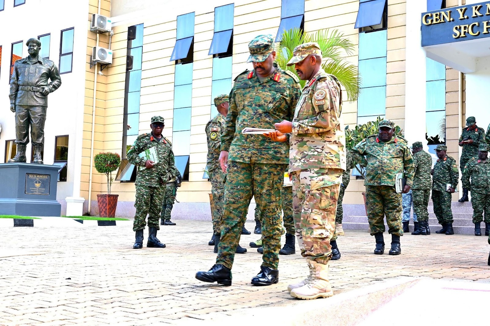 Gen Muhoozi Meets UPDF Joint Staff Committee