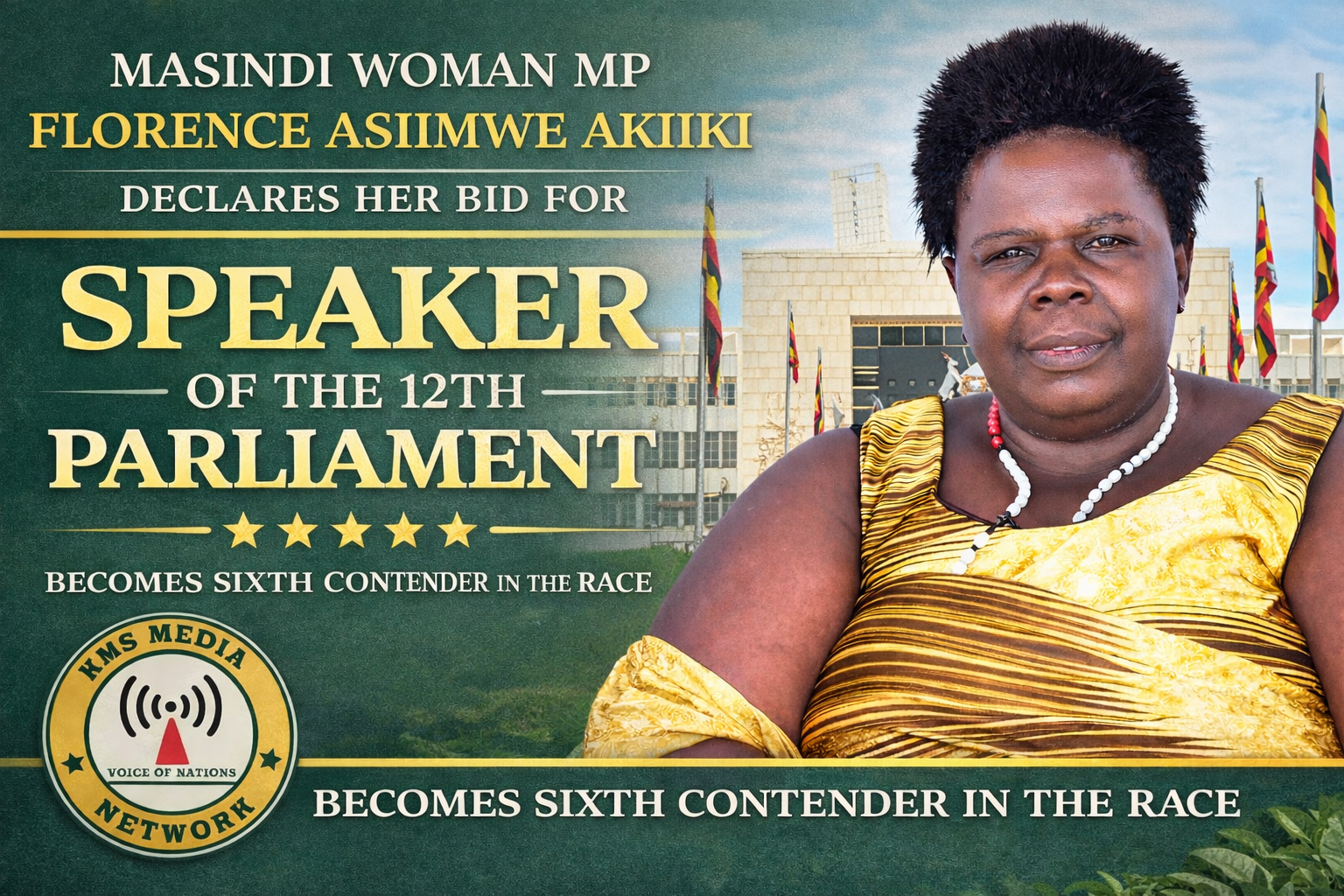 Hon. Akiiki Enters Speakership Race, Vows to Restore Integrity in Parliament